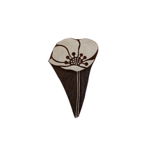 Load image into Gallery viewer, Anemone flower (right) wood block