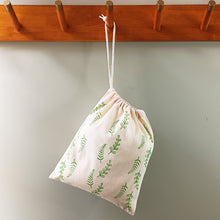 Load image into Gallery viewer, Botanical drawstring bag wood block printing kit