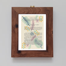 Load image into Gallery viewer, Folium vintage book page print (2 colour options)