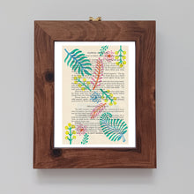 Load image into Gallery viewer, Folium vintage book page print (2 colour options)