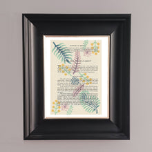Load image into Gallery viewer, Folium vintage book page print (2 colour options)