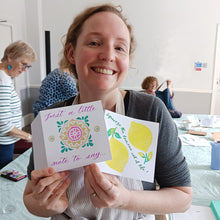Load image into Gallery viewer, Sip & Print private evening workshop