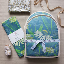 Load image into Gallery viewer, Echinacea oven gloves and tea towel set