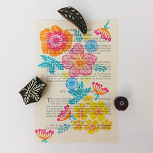 Load image into Gallery viewer, Floribunda vintage book page print (2 colours)