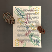 Load image into Gallery viewer, Folium vintage book page print (2 colour options)