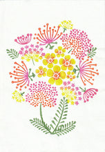 Load image into Gallery viewer, Set of 3 floral wood block prints in bright colours