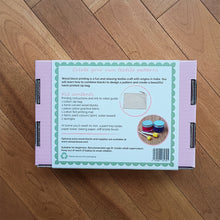 Load image into Gallery viewer, Floral zip bag wood block printing kit