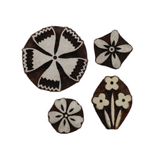 Load image into Gallery viewer, Floral zip bag wood block printing kit