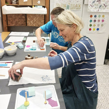 Load image into Gallery viewer, Sip & Print private evening workshop