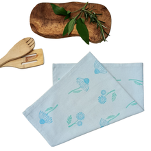 Load image into Gallery viewer, Floral tea towel wood block printing kit