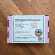 Load image into Gallery viewer, Floral tea towel wood block printing kit