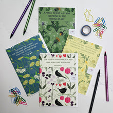 Load image into Gallery viewer, Gardening quote cards - pack of 8