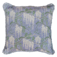 Load image into Gallery viewer, Wisteria cushion - purple/ cream