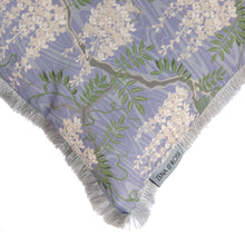 Load image into Gallery viewer, Wisteria cushion - purple/ cream