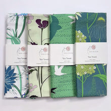 Load image into Gallery viewer, Echinacea tea towel