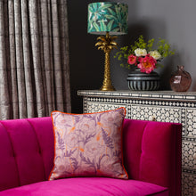 Load image into Gallery viewer, Poppy cushion - pink/ mauve