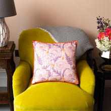 Load image into Gallery viewer, Poppy cushion - pink/ mauve