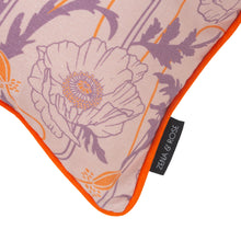 Load image into Gallery viewer, Poppy cushion - pink/ mauve
