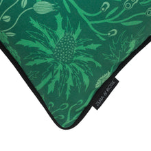 Load image into Gallery viewer, Sea Holly cushion - sea green