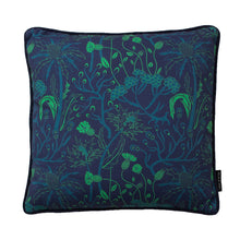 Load image into Gallery viewer, Sea Holly cushion - cobalt blue