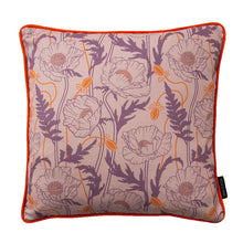 Load image into Gallery viewer, Poppy cushion - pink/ mauve