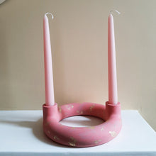 Load image into Gallery viewer, Circle candlestick (varied colours)