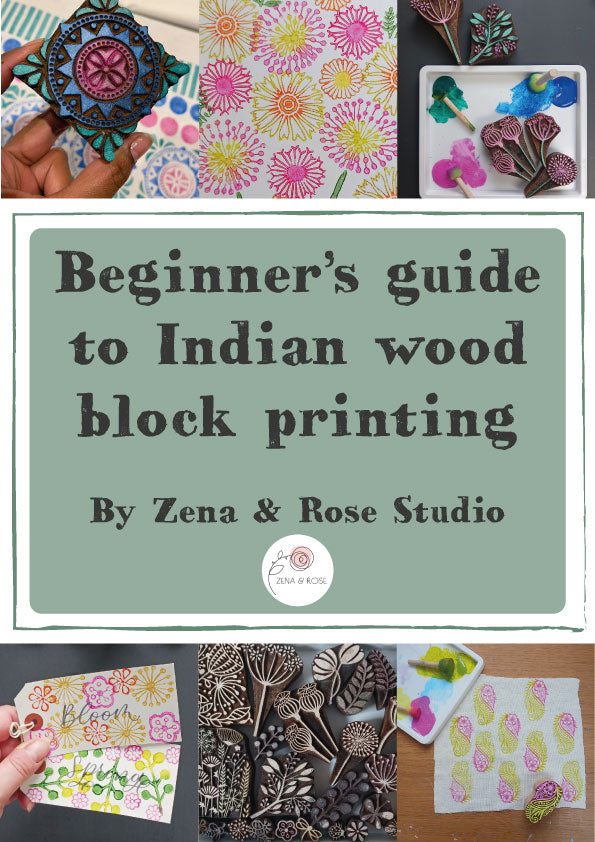 FREE Beginner's guide to Indian wood block printing – Zena & Rose