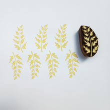Load image into Gallery viewer, Achillea leaf wood block
