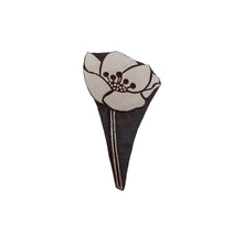 Load image into Gallery viewer, Anemone flower (left) wood block
