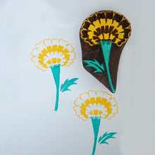 Load image into Gallery viewer, Carnation flower wood block
