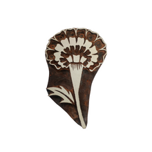 Load image into Gallery viewer, Carnation flower wood block

