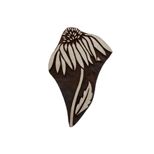 Load image into Gallery viewer, Echinacea flower (solid) wood block
