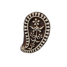 Load image into Gallery viewer, Floral boteh wood block
