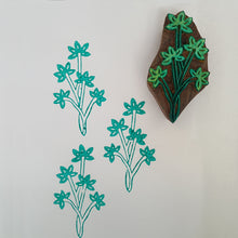 Load image into Gallery viewer, Gujarat posy wood block
