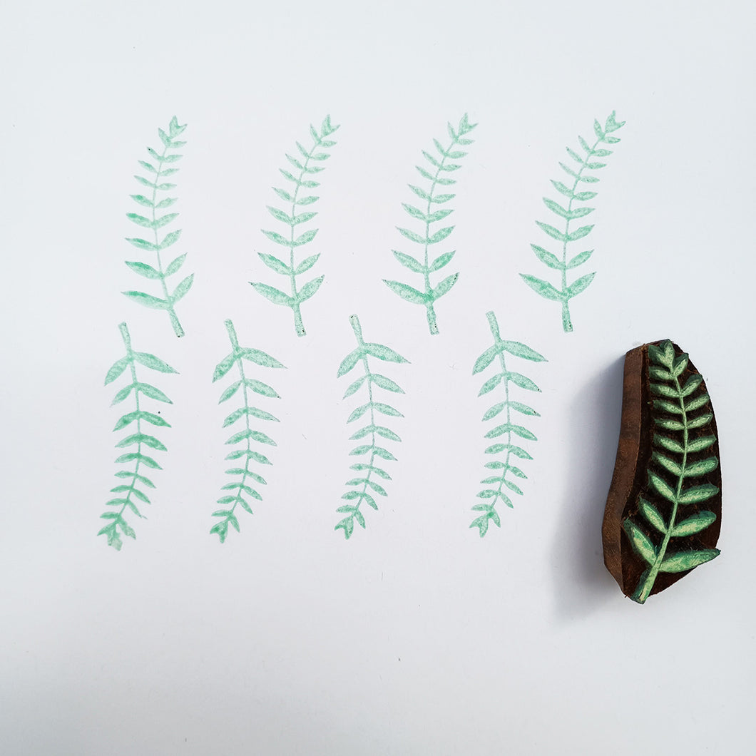 Leaf 3 wood block