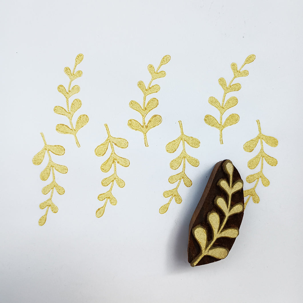 Leaf 1 wood block