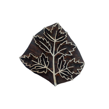 Load image into Gallery viewer, Lovage leaf wood block
