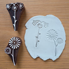 Load image into Gallery viewer, Penstemon flower wood block
