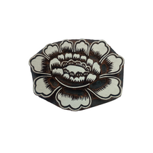 Load image into Gallery viewer, Open peony flower wood block
