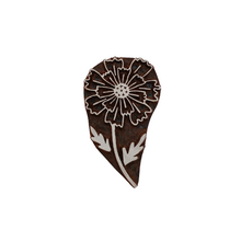 Load image into Gallery viewer, Scabiosa flower wood block
