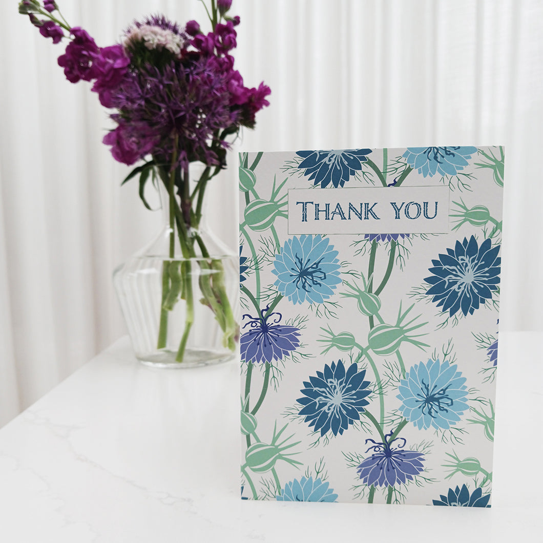 'Thank you' card