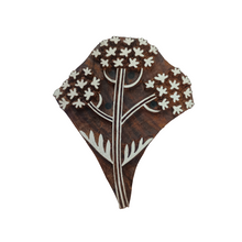 Load image into Gallery viewer, Valerian flower wood block
