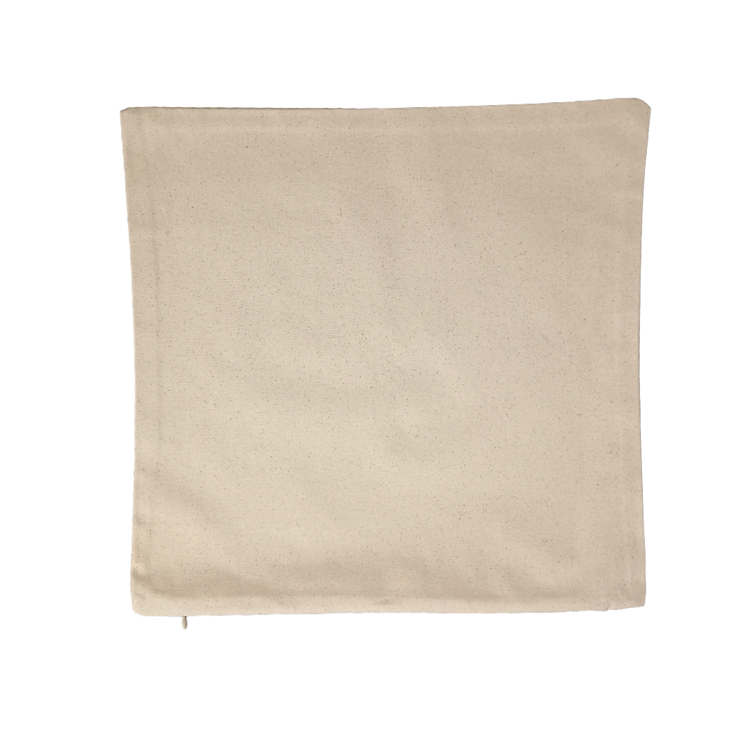 Blank cotton cushion cover