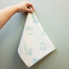 Load image into Gallery viewer, Floral tea towel wood block printing kit
