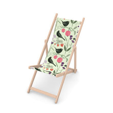 Load image into Gallery viewer, Fruits &amp; Birds Deckchair - pale green
