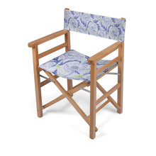 Load image into Gallery viewer, Poppy Directors Chair - lilac/ lime green
