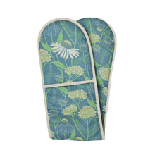 Load image into Gallery viewer, Echinacea double oven gloves
