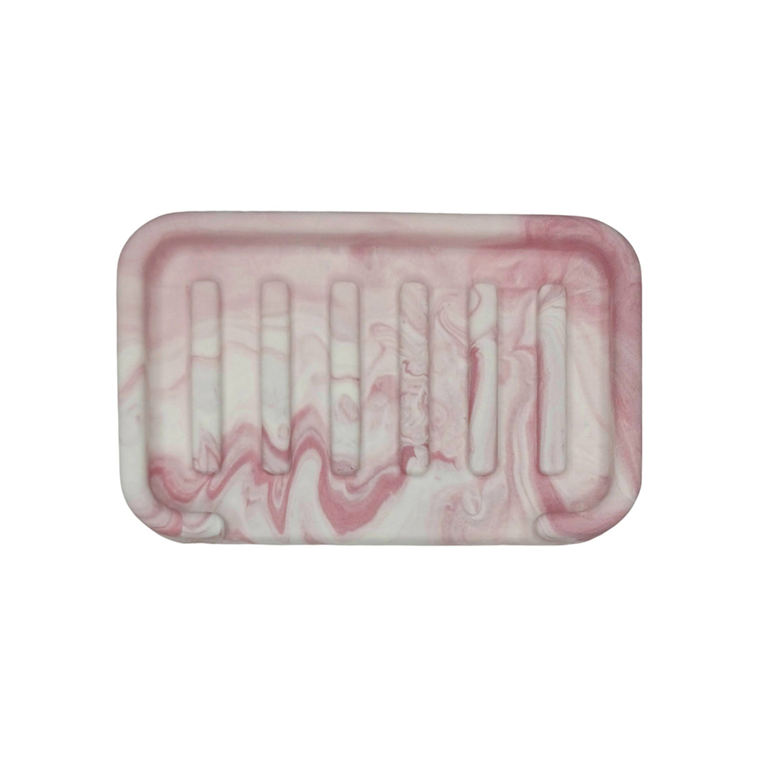 Rounded rectangular soap dish (4 colours)