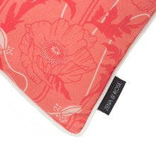 Load image into Gallery viewer, Poppy cushion - coral
